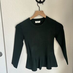 Green blouse from Aritzia